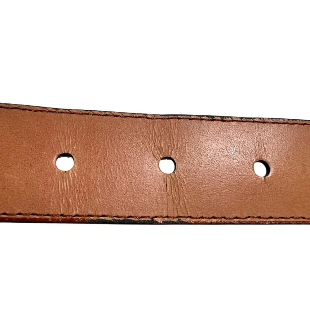 Sunbelt Belt Southwestern Embellished Animal Studded Light Brown Belt